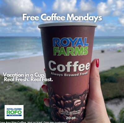 FREE Coffee at Royal Farms