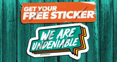 Free We Are Undeniable Sticker