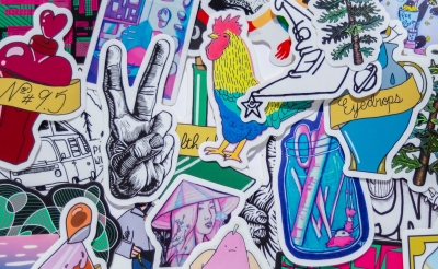 Free Art Sticks Stickers