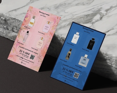 Free J&J Parfums Top Sellers Scent Card
