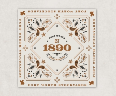 Free Fort Worth Stockyards Bandana