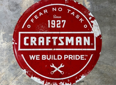 Free Limited Edition CRAFTSMAN Metal Sign