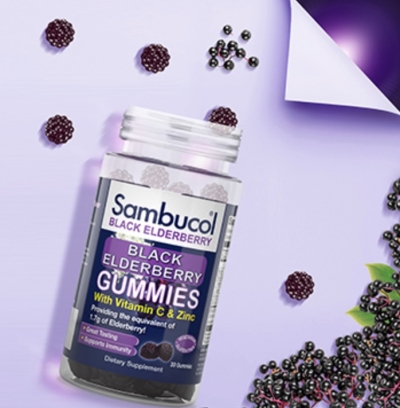 FREE 2-Pack of Sambucol Black Elderberry Syrup