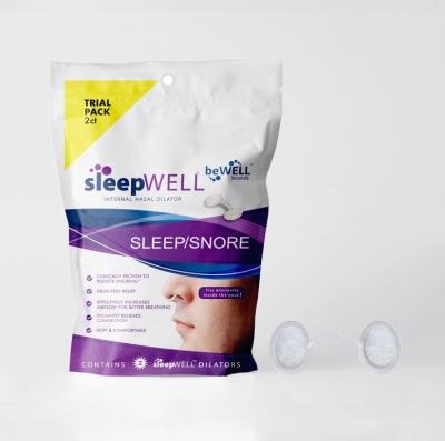 Possible Free sleepWELL Nasal Dilator Snore Relief Sample