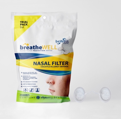 Possible Free breatheWELL Filtered Nasal Dilator Sample