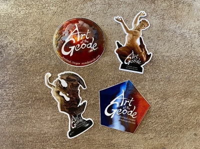Free Art at the Geode Sticker