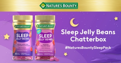 Free Nature's Bounty Sleep Jelly Beans Chatterbox Kit (Apply)