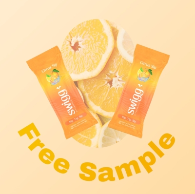 Free Swigg Vitamin Hydration Mix Citrus Sip Packet