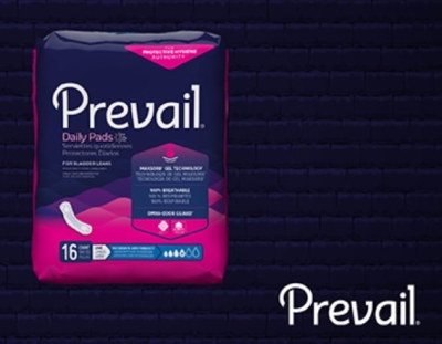Free Bag of Prevail Moderate Long Daily Pads