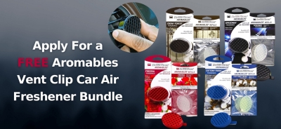 FREE Drive Time Aromables Vent Clip Car Air Freshener Bundle (Apply)
