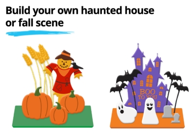 Free Craft Activity at JCPenney: Haunted House or Fall Scene (10/14)