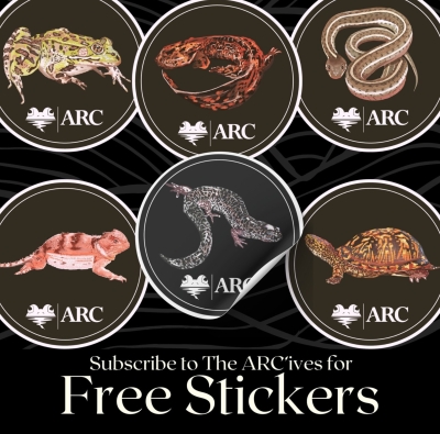Free ARC Amphibians and Reptiles Stickers