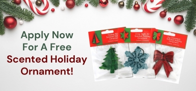 FREE Belle Aroma Scented Holiday Ornament (Apply)
