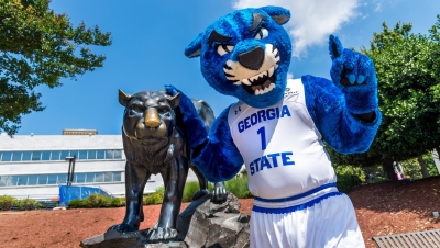 Free Panther Luggage Tag From Georgia State.