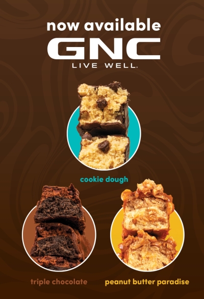 3 Free Mybar Protein Bars From GNC (Cash Back)
