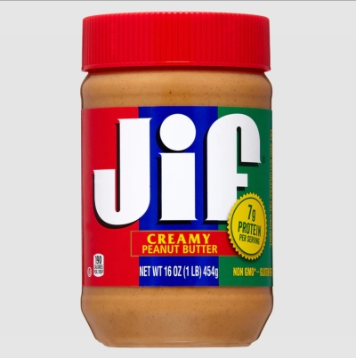 Free JIF Creamy Peanut Butter Jar