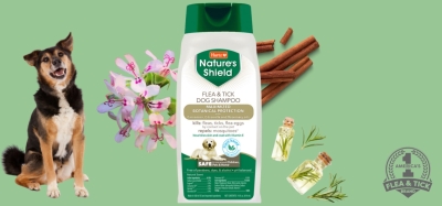 Free Hartz Nature's Shield Flea & Tick Dog Shampoo (Apply)