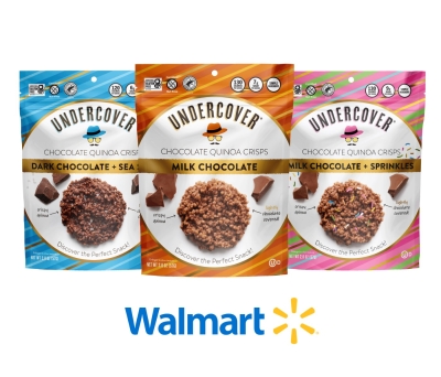 2 Free Bags of Undercover Snacks Chocolate Quinoa Crisps (Cash Back)