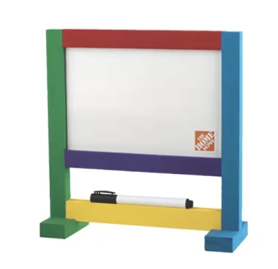 Free Whiteboard for Kids at Home Depot (8/3)