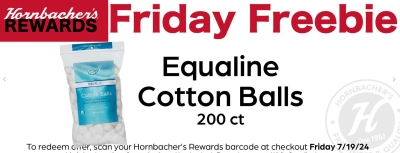 Free Equaline Cotton Balls at Hornbacher’s