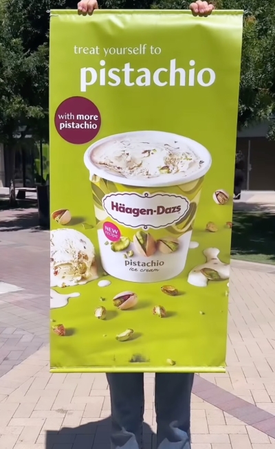 Free Pistachio Ice Cream at Häagen-Dazs
