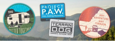 Free Terrain D.O.G. Stickers