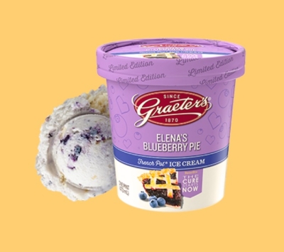 Free Single Dip of Elena's Blueberry Pie Ice Cream at Graeter's