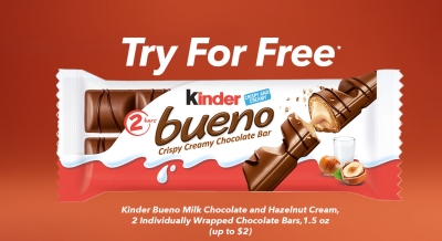 Free Kinder Bueno Bar