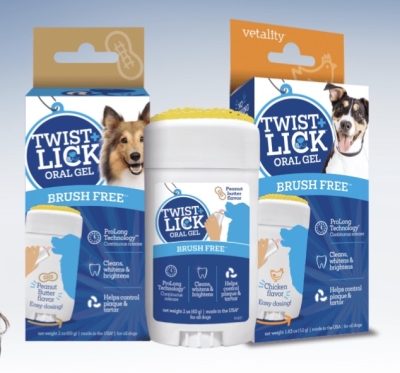 Free Twist + Lick Dog Dental Gel (Apply)