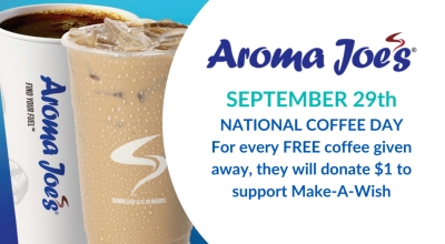 Free Coffee at Aroma Joe's (9/29)