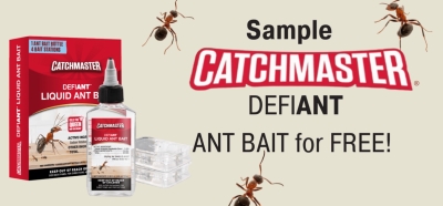 FREE Sample of Catchmaster DefiANT Liquid Ant Bait (Apply)