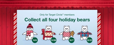 Free Holiday Bears at Target (12/21-22)