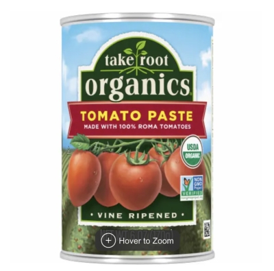 Free Take Root Organics Tomato Paste at Stop & Shop