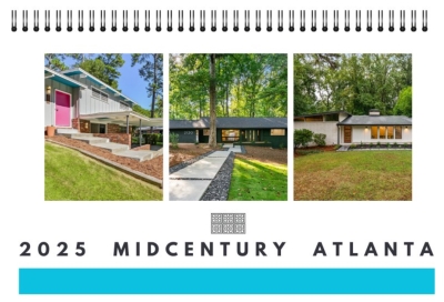 Free Midcentury Atlanta 2025 Calendar