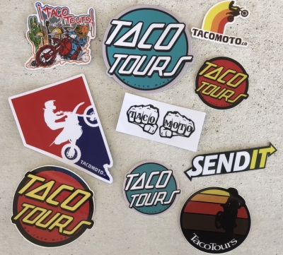 Free Taco Moto Co Stickers