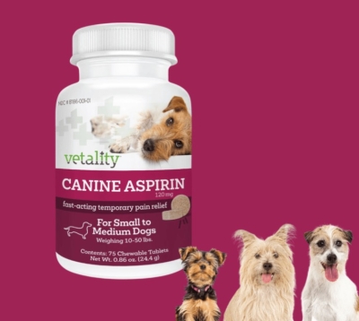FREE Dog Aspirin for Temporary Pain Relief (Apply)