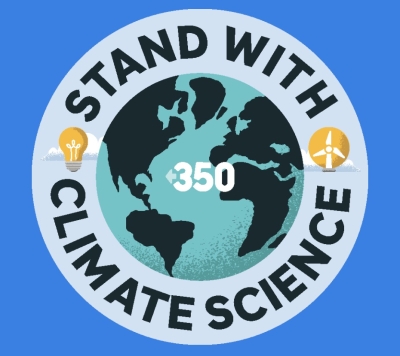 Free Stand With Climate Science Sticker