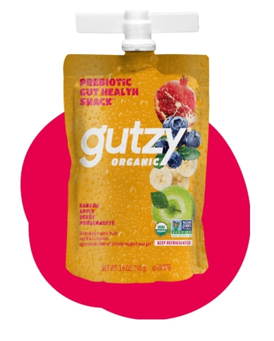 Free Gutzy Organic Gut Healthy Smoothie Snack Pouches