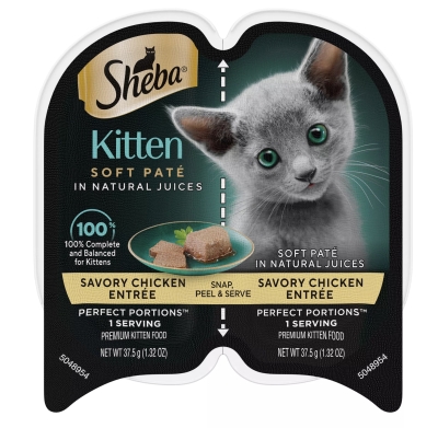 Free SHEBA Kitten Soft Paté Sample Pack