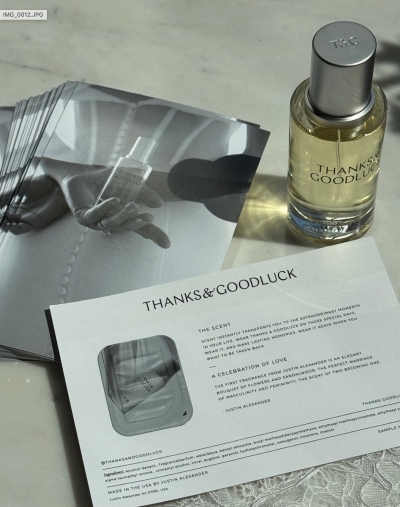 Free T&G Fragrance Postcard From Justin Alexander