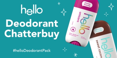 Try Hello Deodorant for Free – 1,100 Spots (Apply)