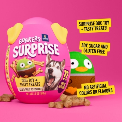 Free BONKERS Surprise – Crunchy Chicken Biscuit Treats & Toy (Apply)