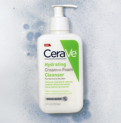 Free CeraVe Hydrating Cream-to-Foam Cleanser Sample