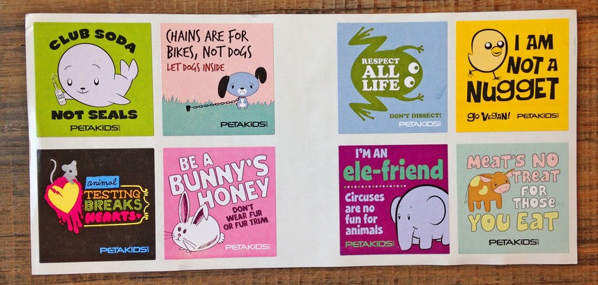 Free PETAKids Sticker Pack