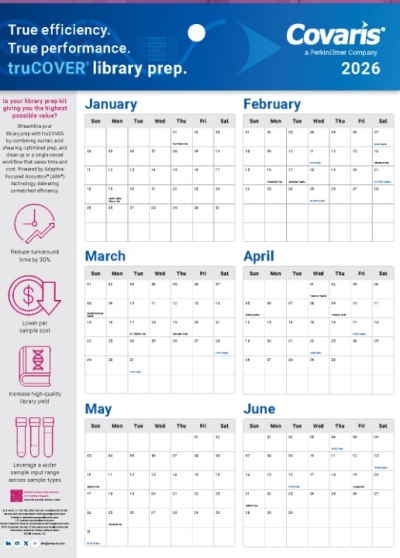 Free 2026 Covaris Wall Calendar