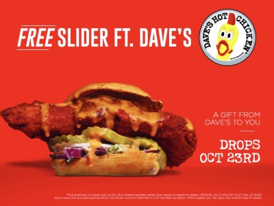 Free Slider at Dave’s Hot Chicken