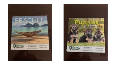 Free 2026 Gerety Insurance Wall Calendar