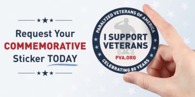 Free I Support Veterans Sticker
