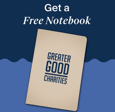 Free Greater Good Charities Notebook