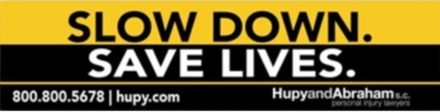 Free “Slow Down. Save Lives.” Bumper Sticker (WI, IL, and IA)